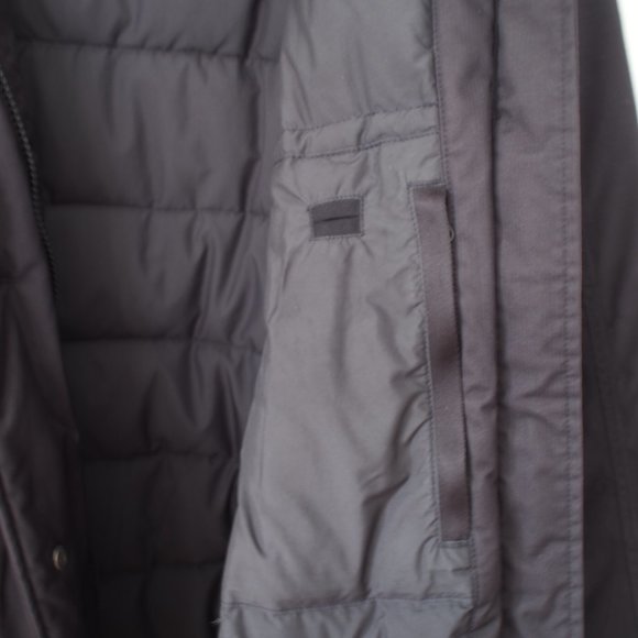 The North Face black double breasted down winter coat parka with hood - Picture 9 of 10